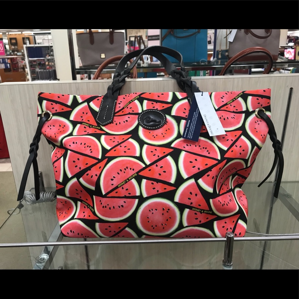 AUTHENTIC NWT DOONEY & BOURKE WATERMELON SHOPPER